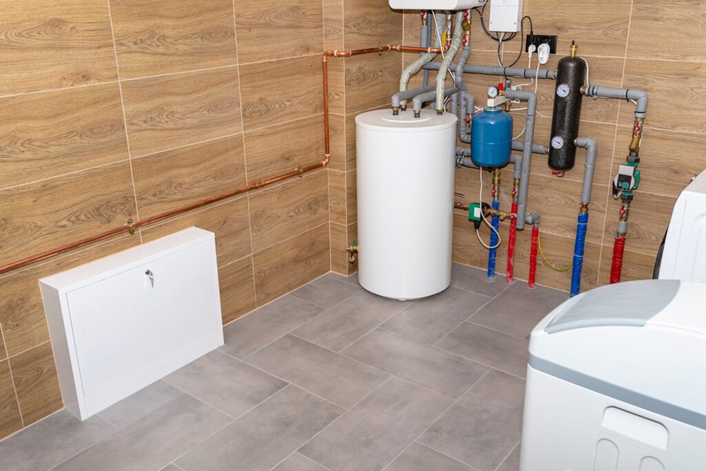 Residential water heater and plumbing system installed in Naples
